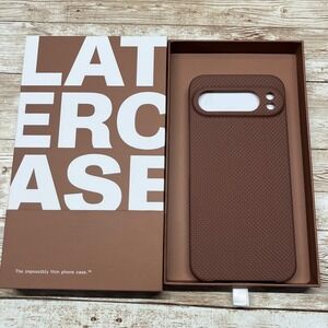 Latercase Pixel 9 Pro XL Coffee Thin Phone Case Featherweight Open Box